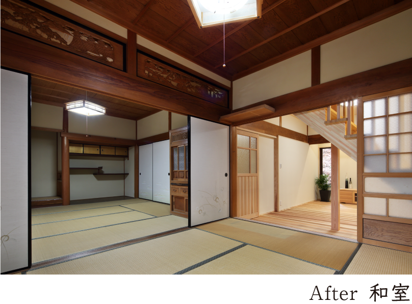 玄関 BEFORE AFTER