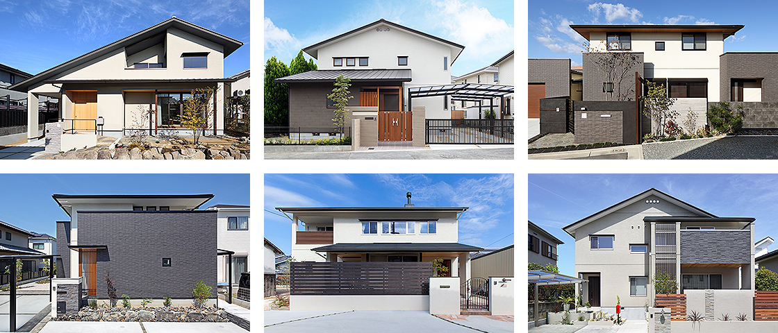 街並みに溶け込む外観・外構