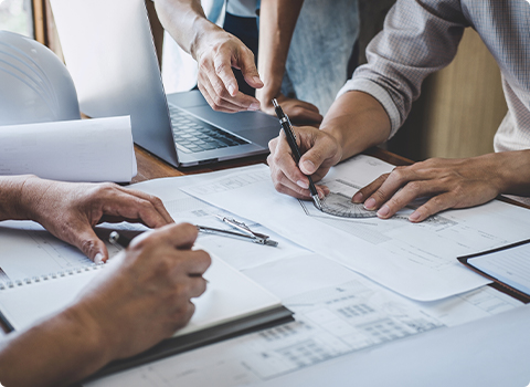 結露計算による検討を行った上で壁を構成 