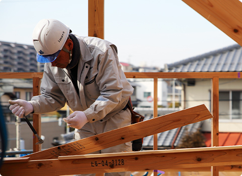 施工マニュアルに基づきしっかりとした 管理体制での施工 
