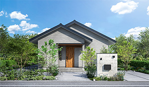 大阪エリア 平屋の木の家