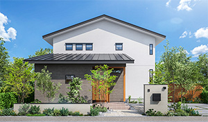 奈良 中南部 2階建ての木の家