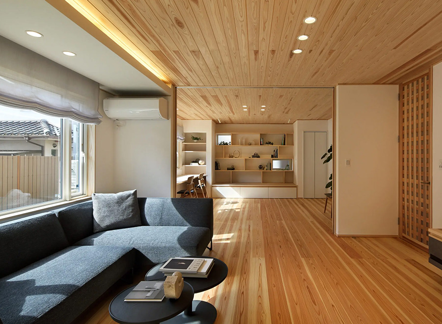 最高級銘木吉野杉と技術で叶える、静けさとやわらかな温熱