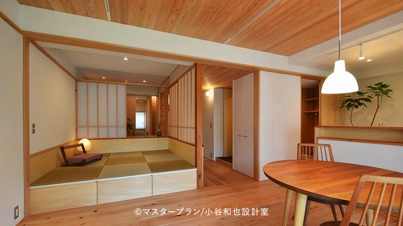 間取りから刷新する唯一無二の木の空間