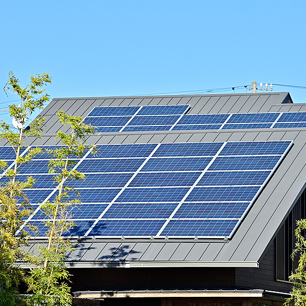 太陽光発電による創エネ