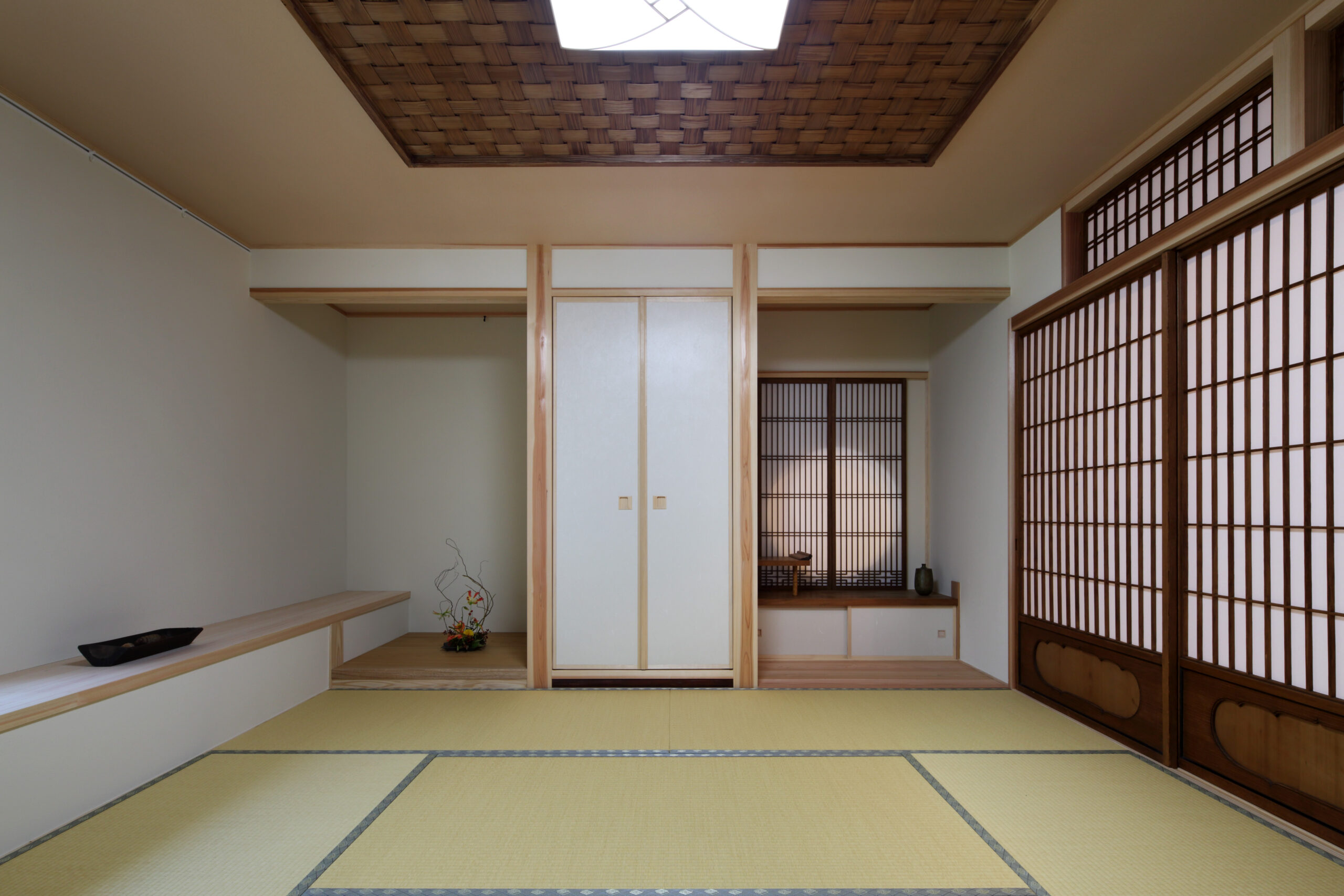 空間を仕切る、和室の建具