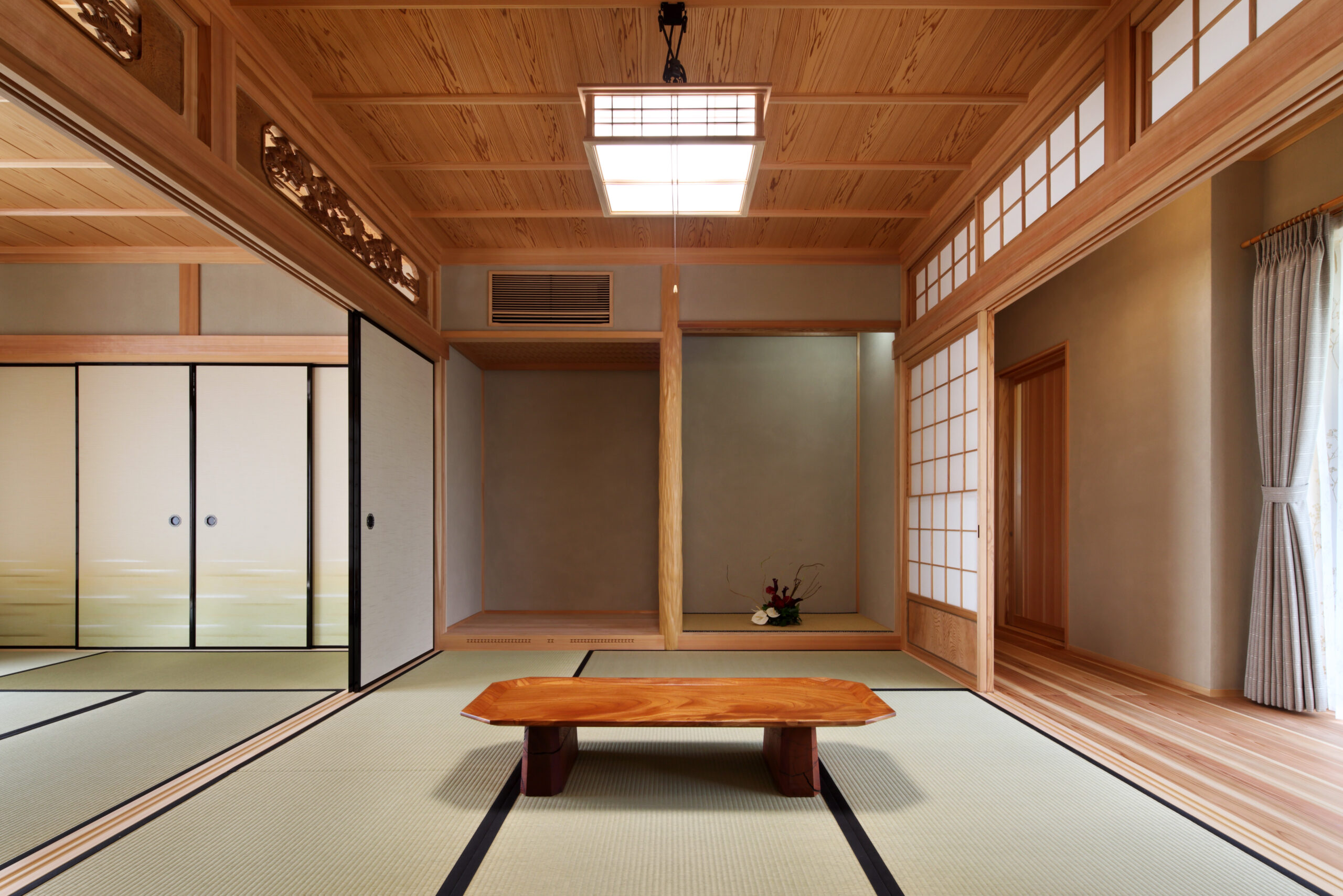 木の家イムラ本格和室のある家をご見学いただけます。