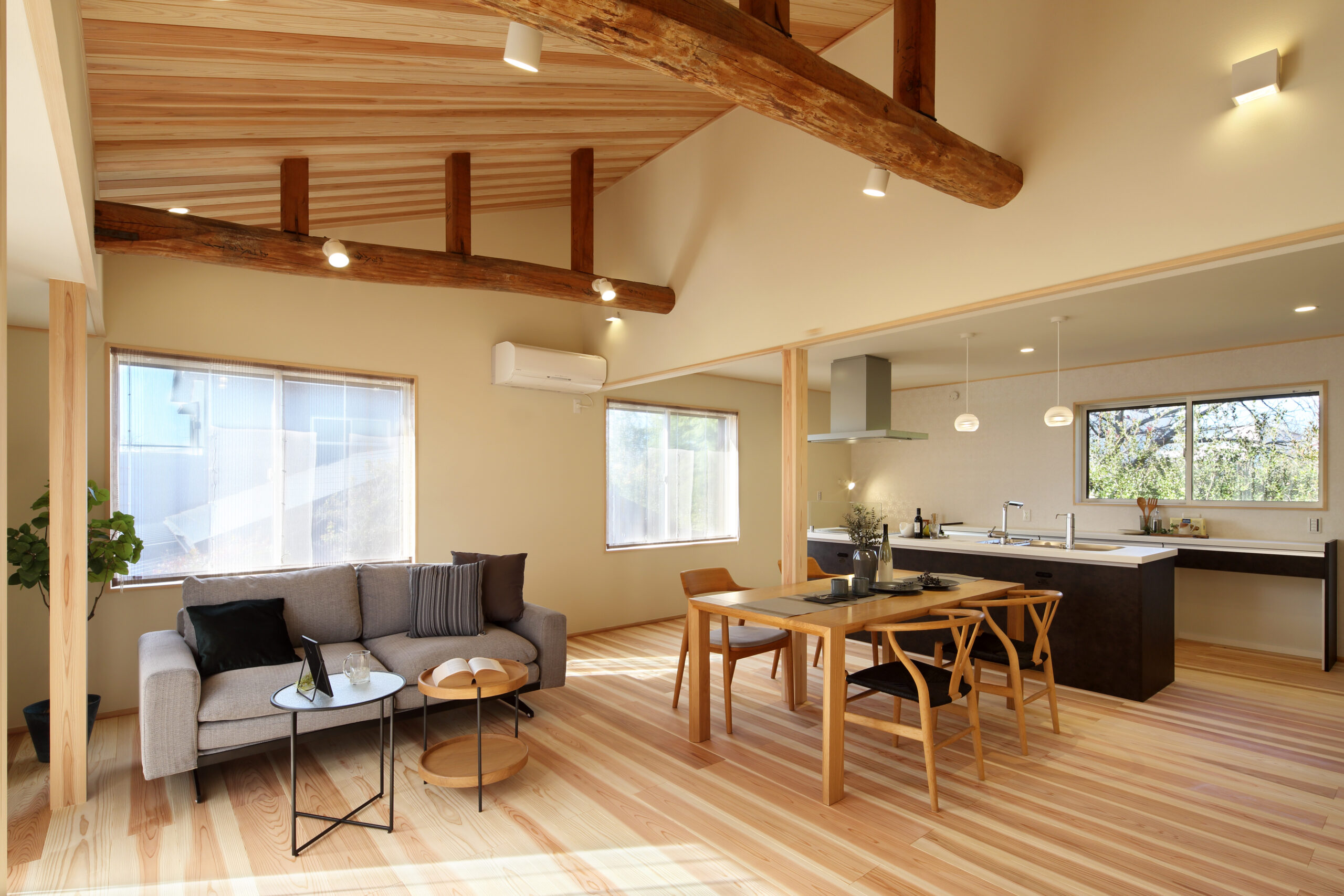 木の家イムラ平屋のような住まいをご見学いただけます。